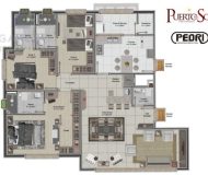 Apartamento com 118m², 3 dormitórios, 3 vagas no bairro Jardim Lindóia em Porto Alegre