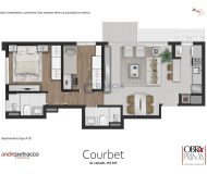 Apartamento com 70m², 2 dormitórios, 1 suíte, 1 vaga no bairro Petrópolis em Porto Alegre