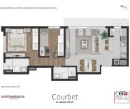 Apartamento com 70m², 2 dormitórios, 1 suíte, 1 vaga no bairro Petrópolis em Porto Alegre