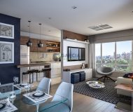 Apartamento com 66m², 2 dormitórios, 1 suíte, 2 vagas no bairro Chácara das Pedras em Porto Alegre