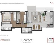 Apartamento com 70m², 2 dormitórios, 1 suíte, 1 vaga no bairro Petrópolis em Porto Alegre
